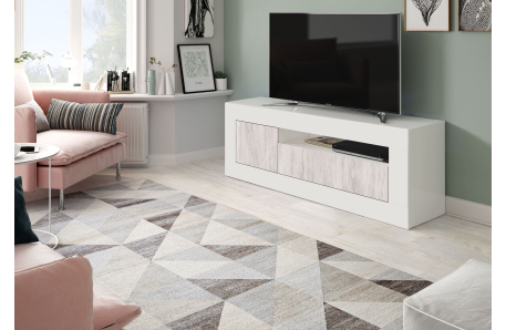 Meuble TV design GWEN 3 portes L139cm
