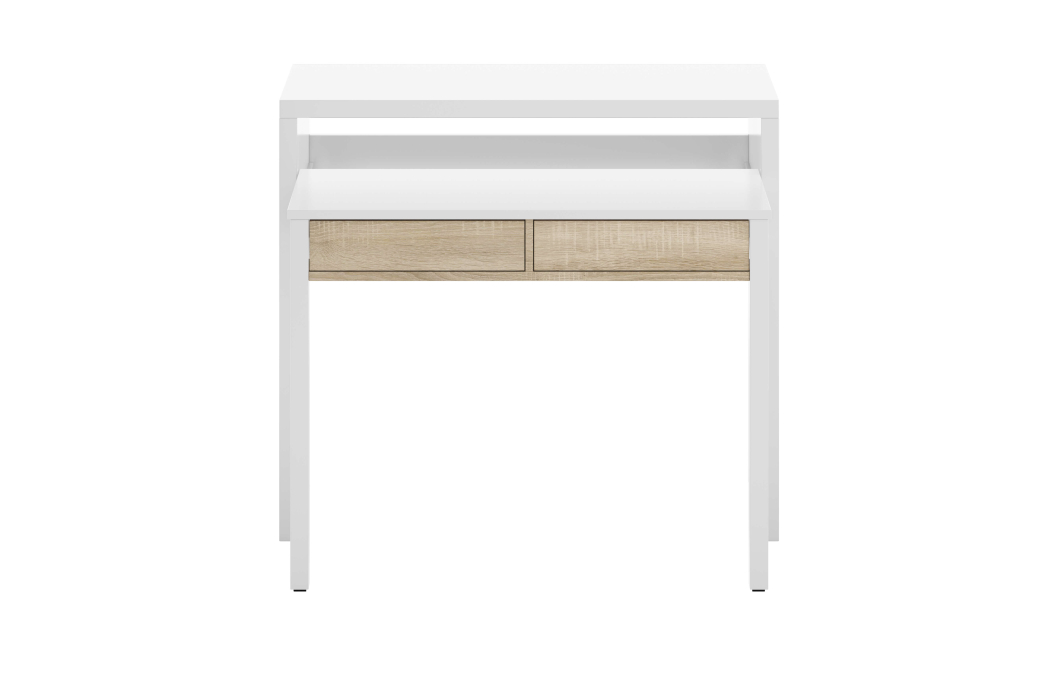 Bureau extensible CLEA 2 tiroirs L99cm