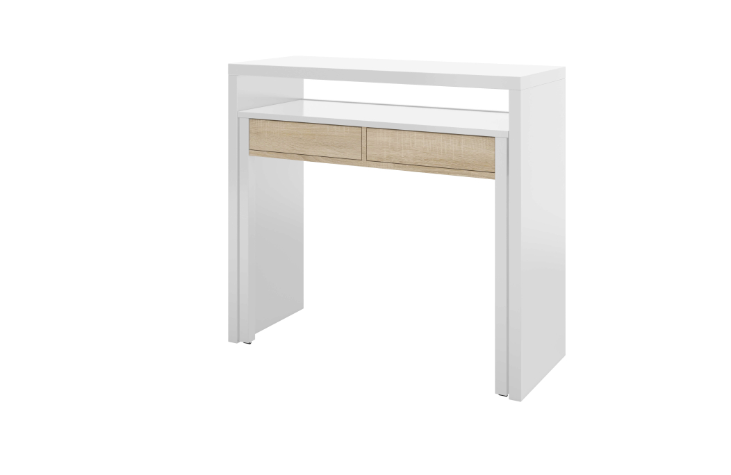 Bureau extensible CLEA 2 tiroirs L99cm
