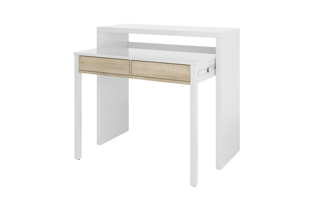 Bureau extensible CLEA 2 tiroirs L99cm