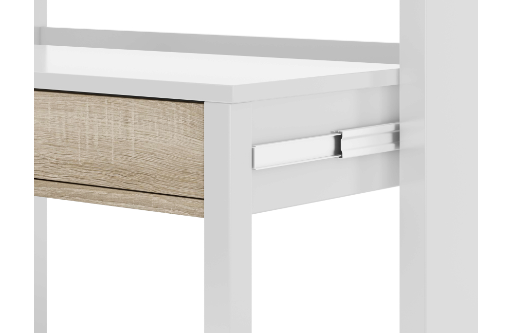 Bureau extensible CLEA 2 tiroirs L99cm