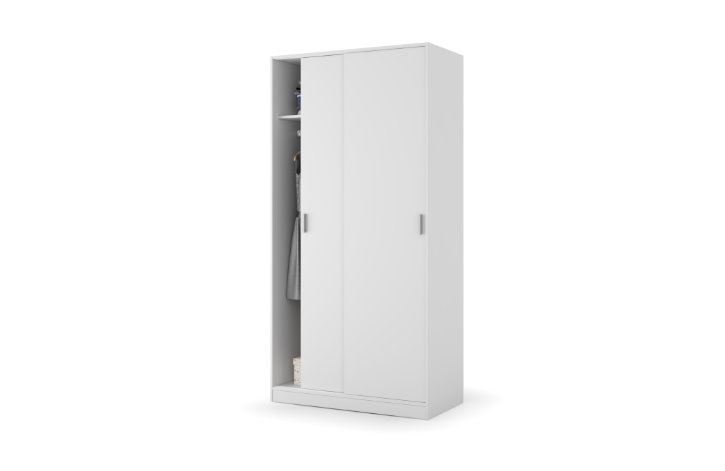 Armoire ENZO 2 portes coulissantes L100 x H200cm