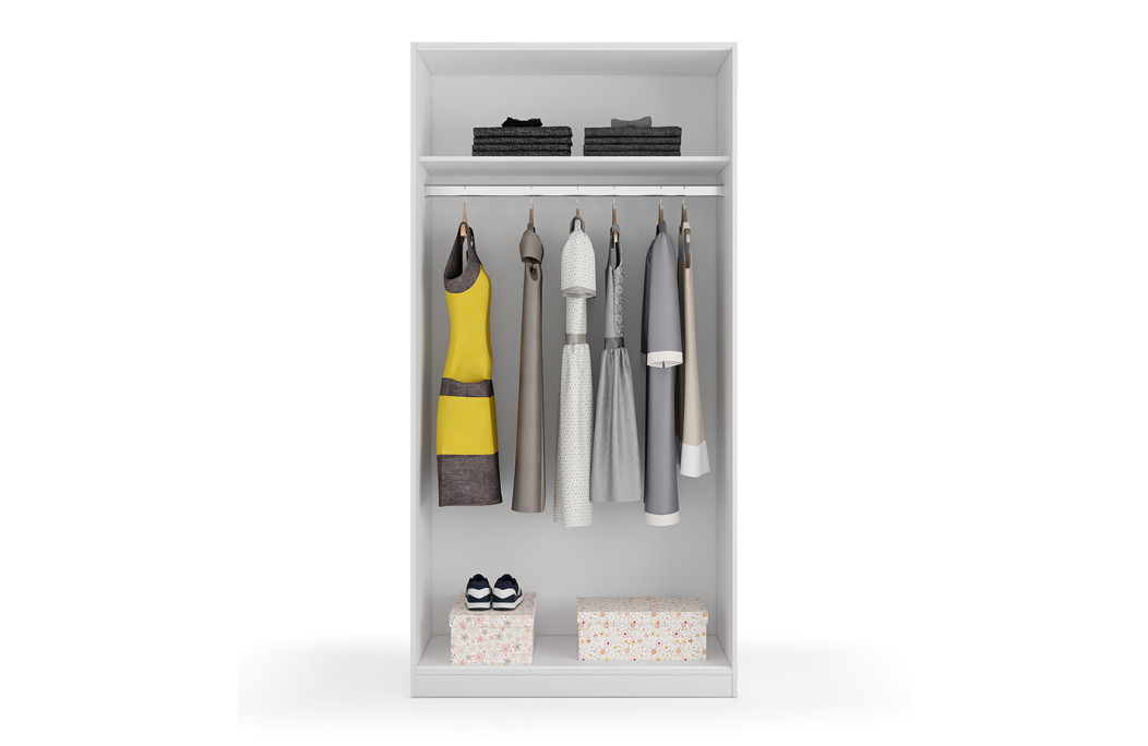Armoire ENZO 2 portes coulissantes L100 x H200cm