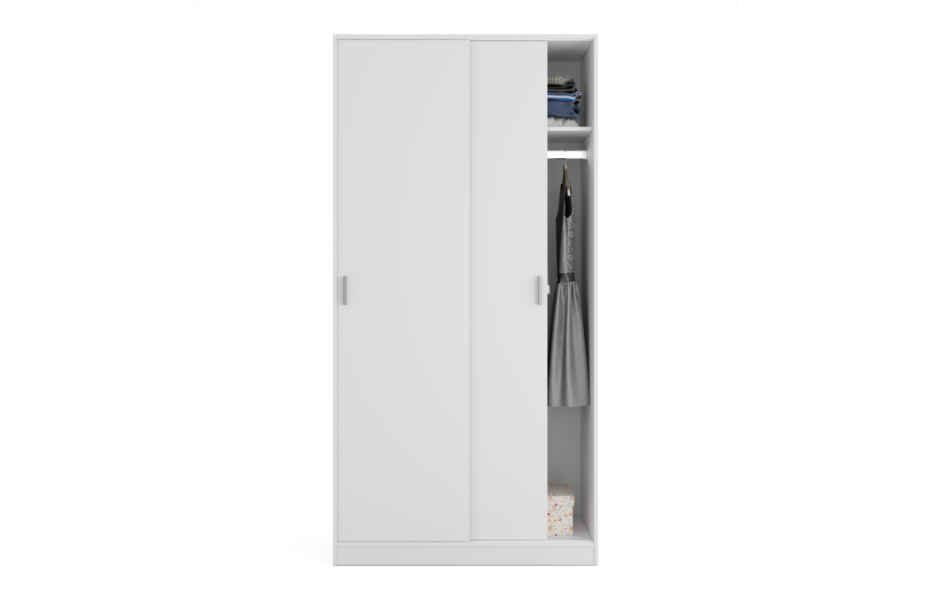 Armoire ENZO 2 portes coulissantes L100 x H200cm