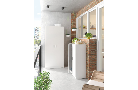 Armoire de rangement REMI 2 portes L73cm x H108cm