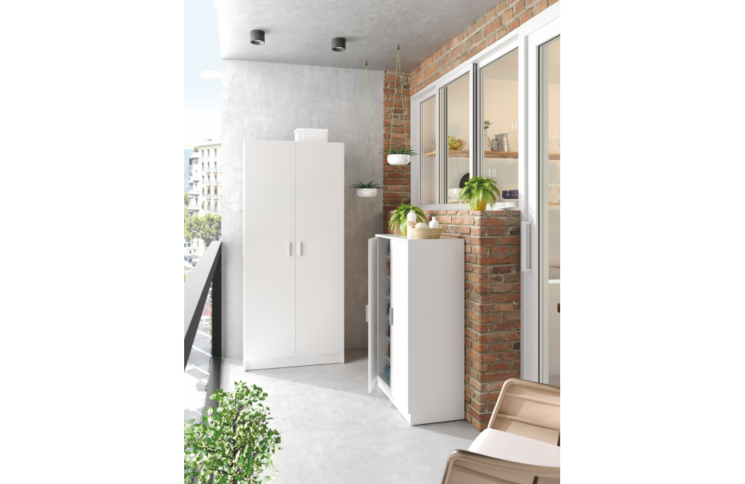 Armoire de rangement REMI 2 portes L73cm x H108cm