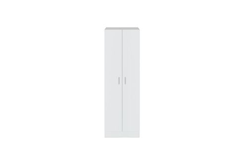 Armoire de rangement LISON 2 portes L58,5cm x H180cm