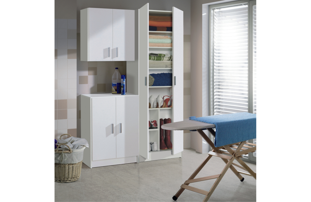 Armoire de rangement LISON 2 portes L58,5cm x H180cm
