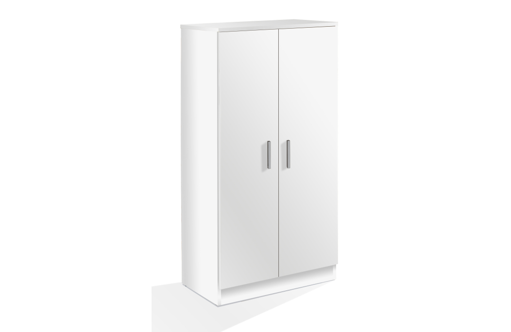 Armoire à chaussures FIONA 2 portes (30 Paires) L55 cm x H108cm