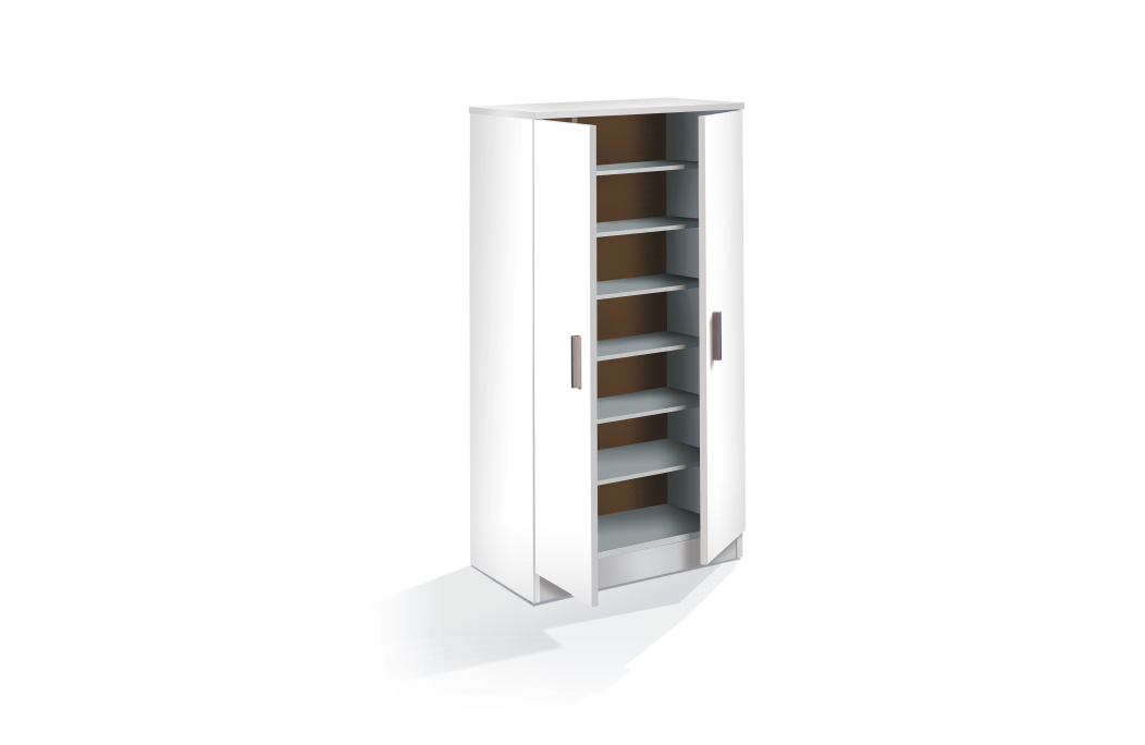 Armoire à chaussures FIONA 2 portes (30 Paires) L55 cm x H108cm