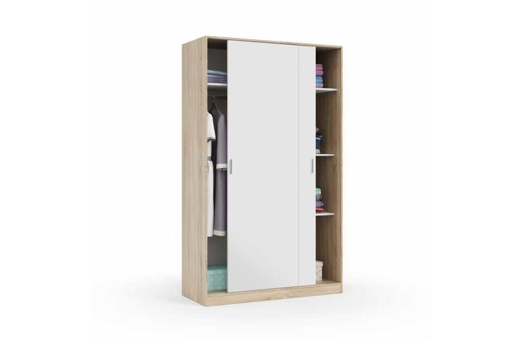 Armoire JULIA 2 portes coulissantes L120 x H200cm