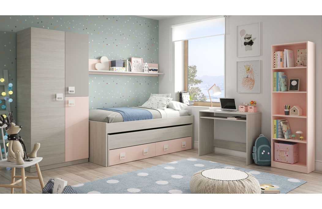 Armoire enfant ROSA 3 portes L90cm x H200cm