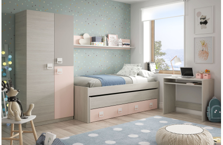 Armoire enfant ROSA 3 portes L90cm x H200cm