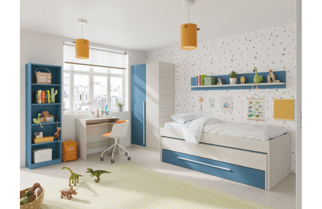 Armoire enfant JULES 2 portes L90cm x H200cm