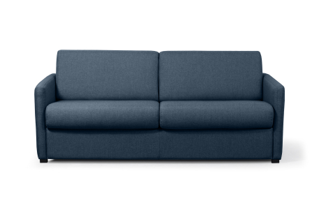 Canapé Convertible Express 3 places AGATHE en Tissu - Matelas 160x190x13 cm
