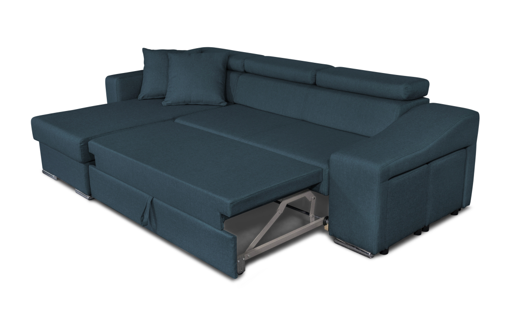 Canapé d'Angle ELONA Convertible en Tissu