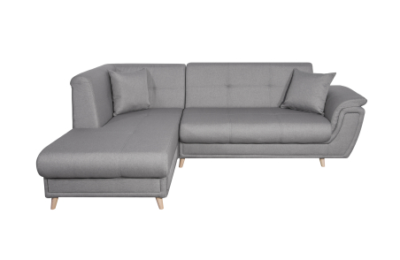 Canapé d'angle FLAVIE convertible en tissu