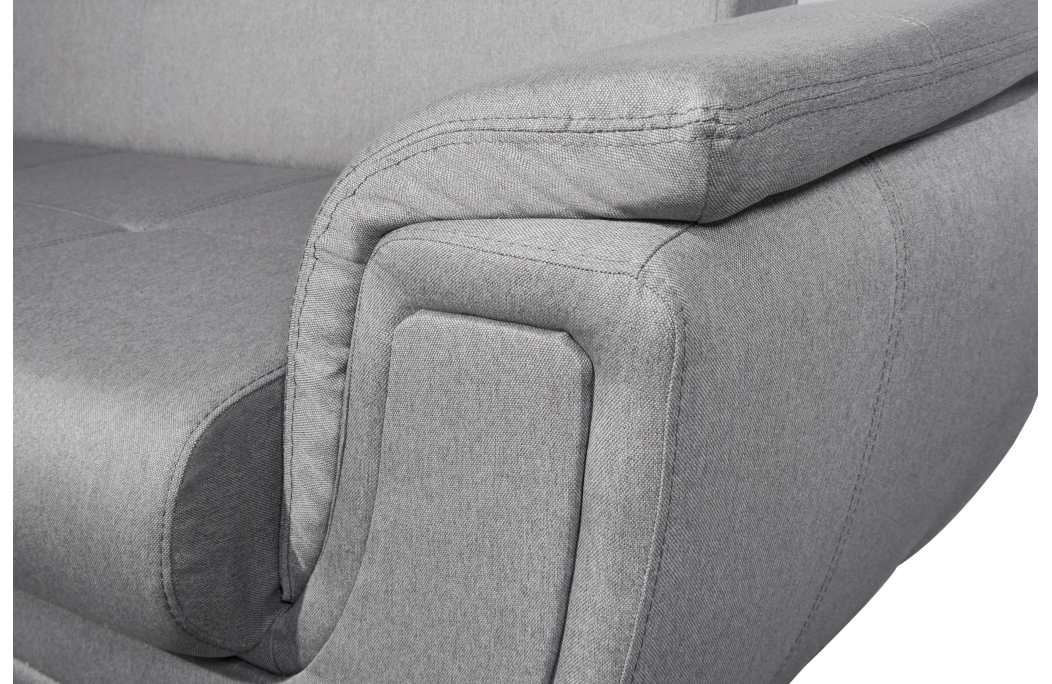 Canapé d'angle FLAVIE convertible en tissu