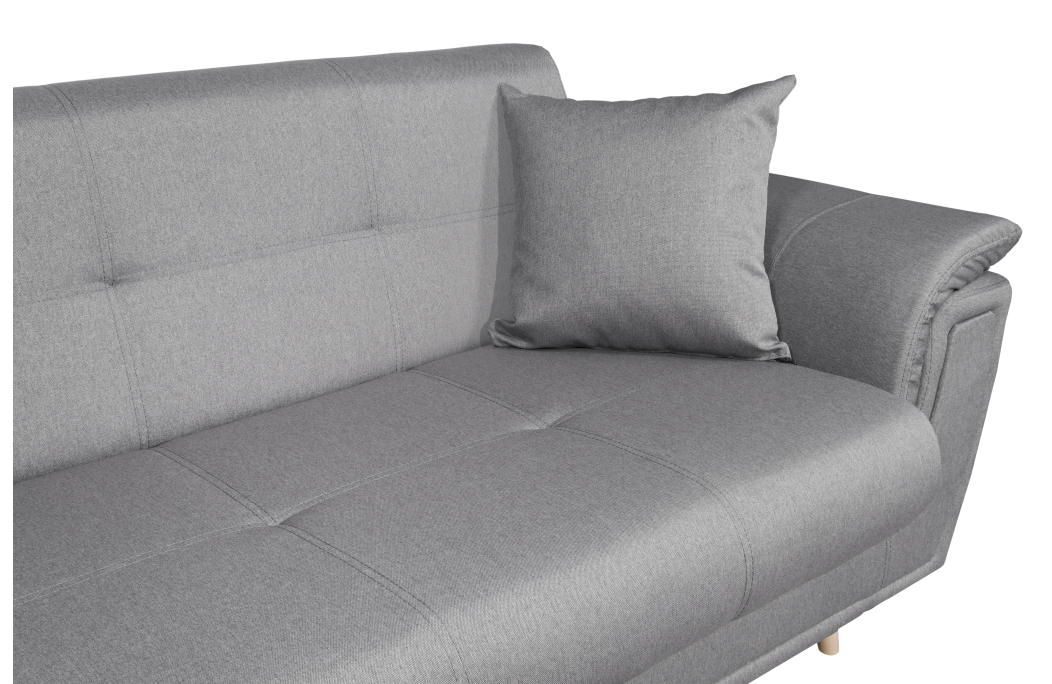 Canapé d'angle FLAVIE convertible en tissu