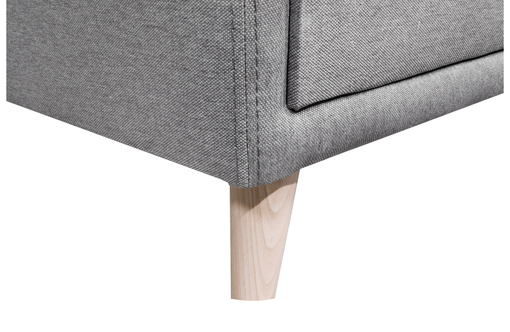Canapé d'angle FLAVIE convertible en tissu