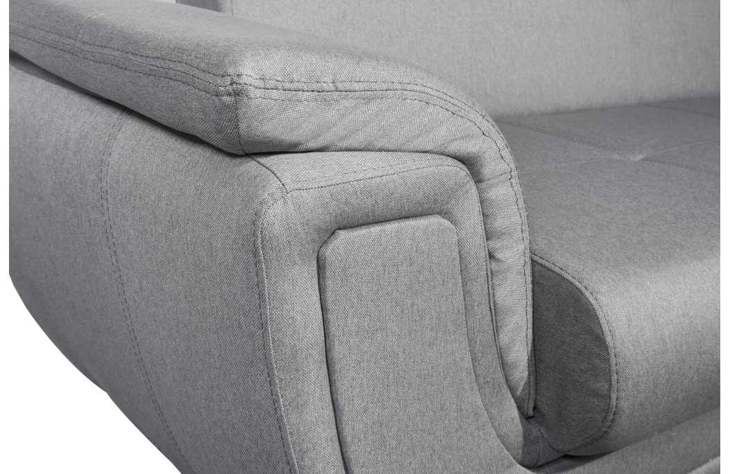 Canapé d'angle FLAVIE convertible en tissu