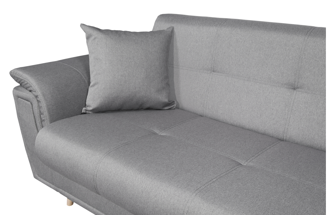 Canapé d'angle FLAVIE convertible en tissu