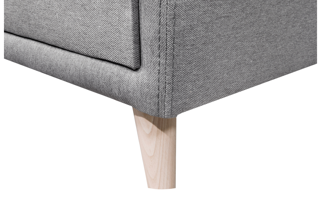 Canapé d'angle FLAVIE convertible en tissu