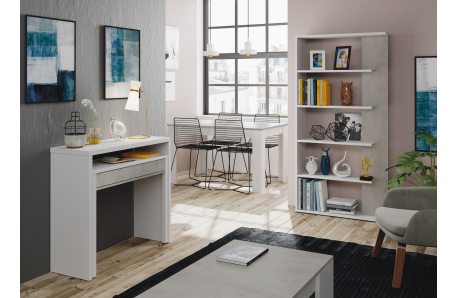 Bibliothèque DAPHNÉ 4 tablettes L90cm x H180cm
