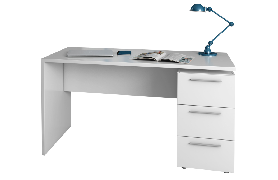 Bureau TIMÉO avec caisson 3 Tiroirs L138cm