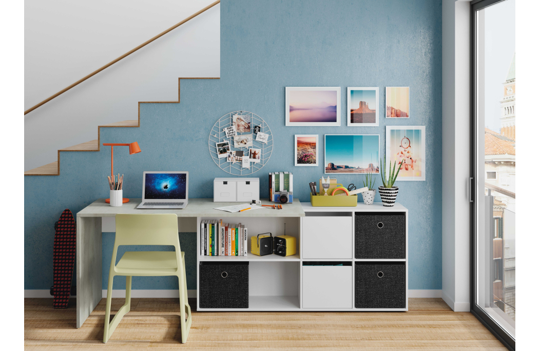 Bureau MARION avec caissons multipositions