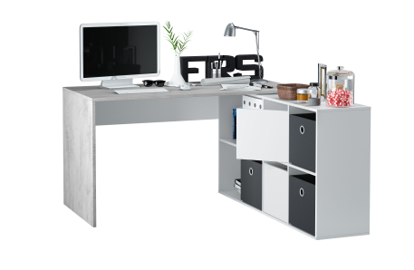 Bureau MARION avec caissons multipositions