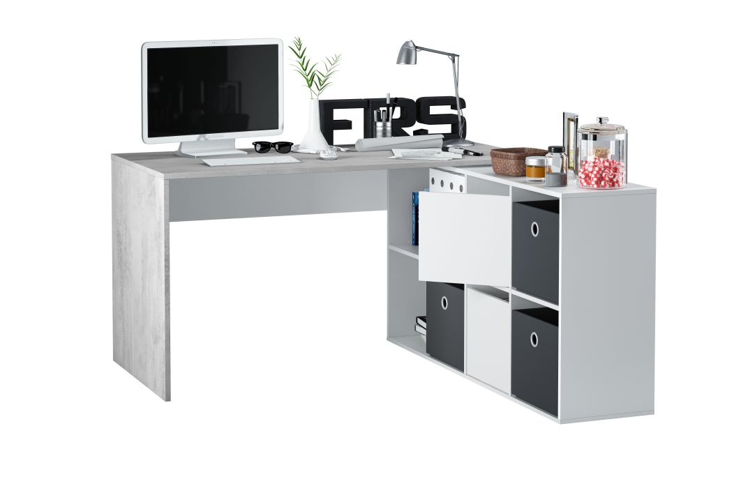 Bureau MARION avec caissons multipositions