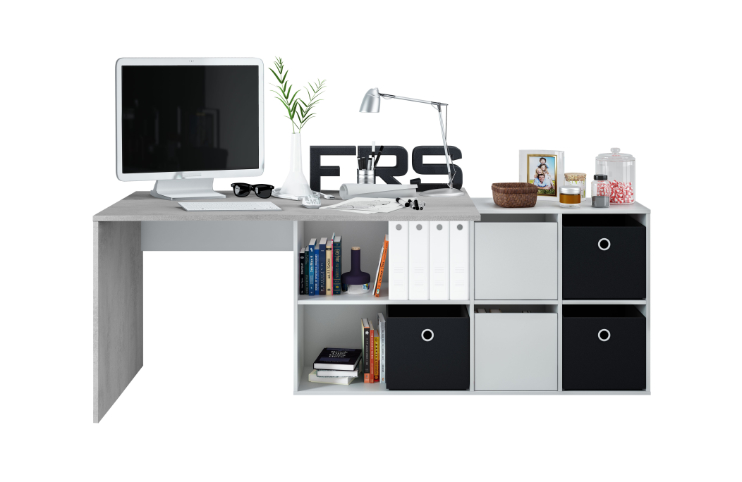 Bureau MARION avec caissons multipositions