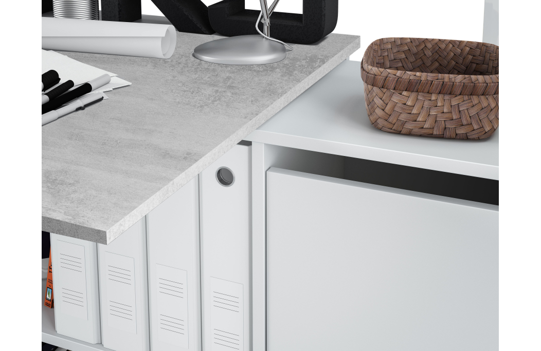 Bureau MARION avec caissons multipositions