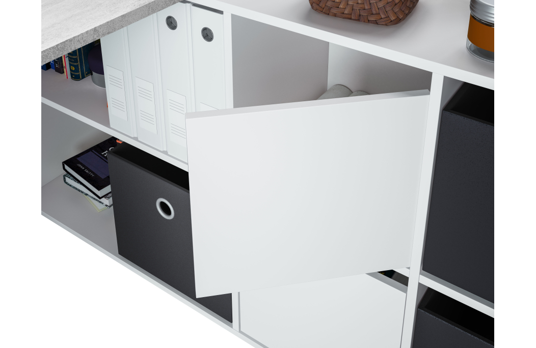 Bureau MARION avec caissons multipositions