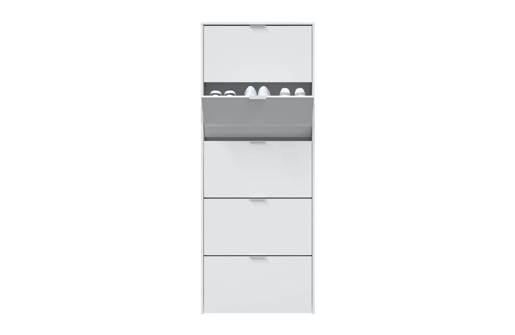 Meuble à chaussures ARIANE 5 abattants (15 Paires) L70cm x H180cm