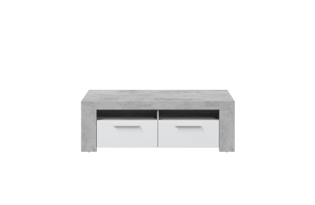 Meuble TV WENDY 2 portes et 2 niches de rangement L120cm