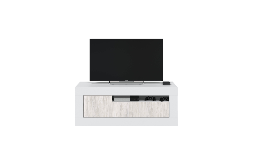 Meuble TV design GWEN 3 portes L139cm