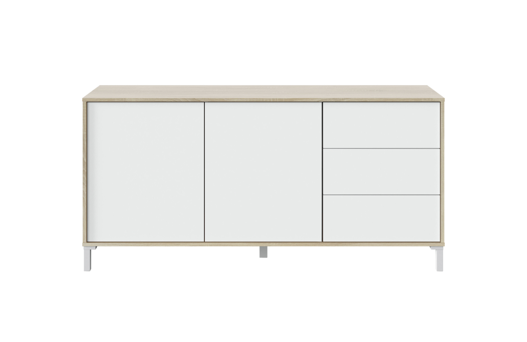 Buffet AMAYA 2 portes et 3 tiroirs L154cm
