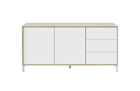 Buffet AMAYA 2 portes et 3 tiroirs L154cm
