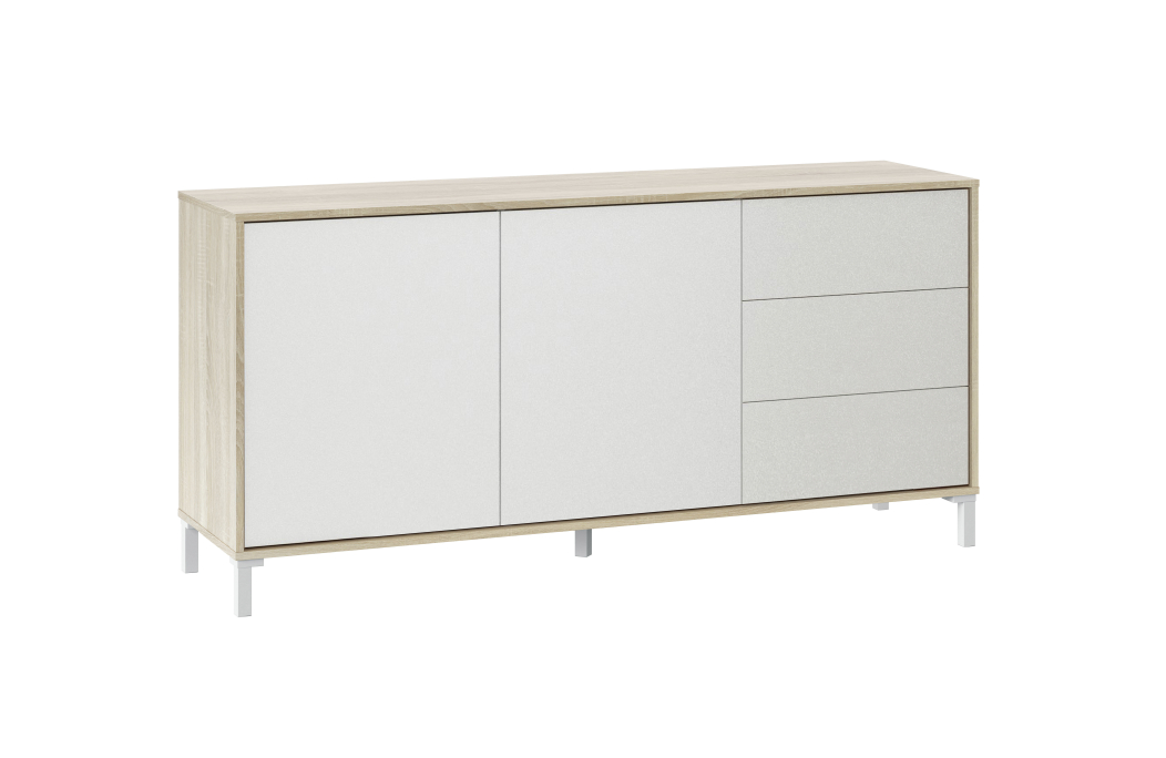 Buffet AMAYA 2 portes et 3 tiroirs L154cm