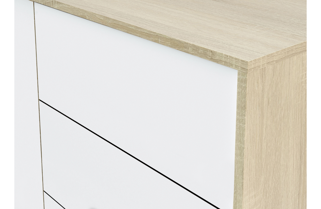 Buffet AMAYA 2 portes et 3 tiroirs L154cm