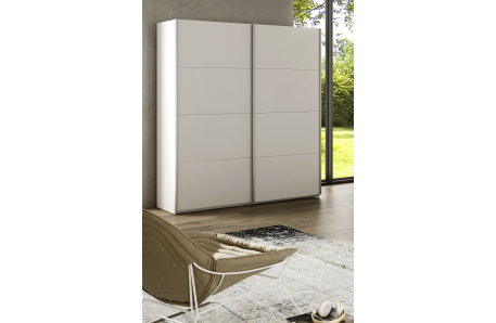 Armoire penderie FÉLIA avec portes coulissantes L150 x H200cm