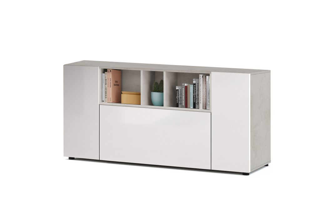 Buffet JOHN 3 portes et 3 niches L150cm
