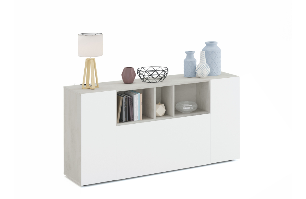 Buffet JOHN 3 portes et 3 niches L150cm