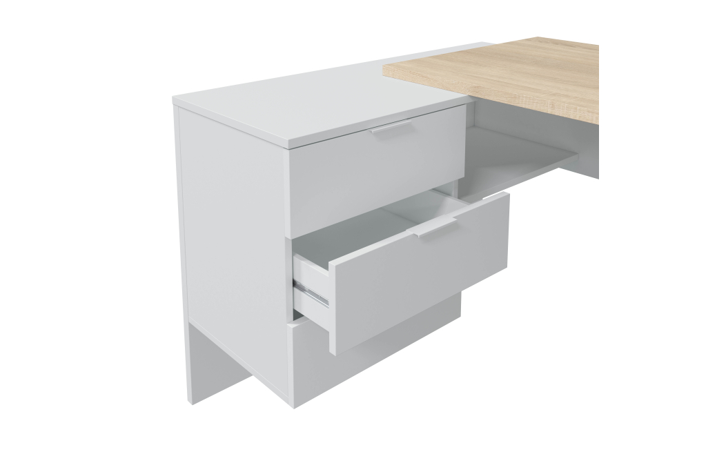 Bureau d'angle extensible JIMI L145cm x P108cm