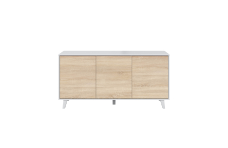 Buffet scandinave ABBY 3 portes L154cm