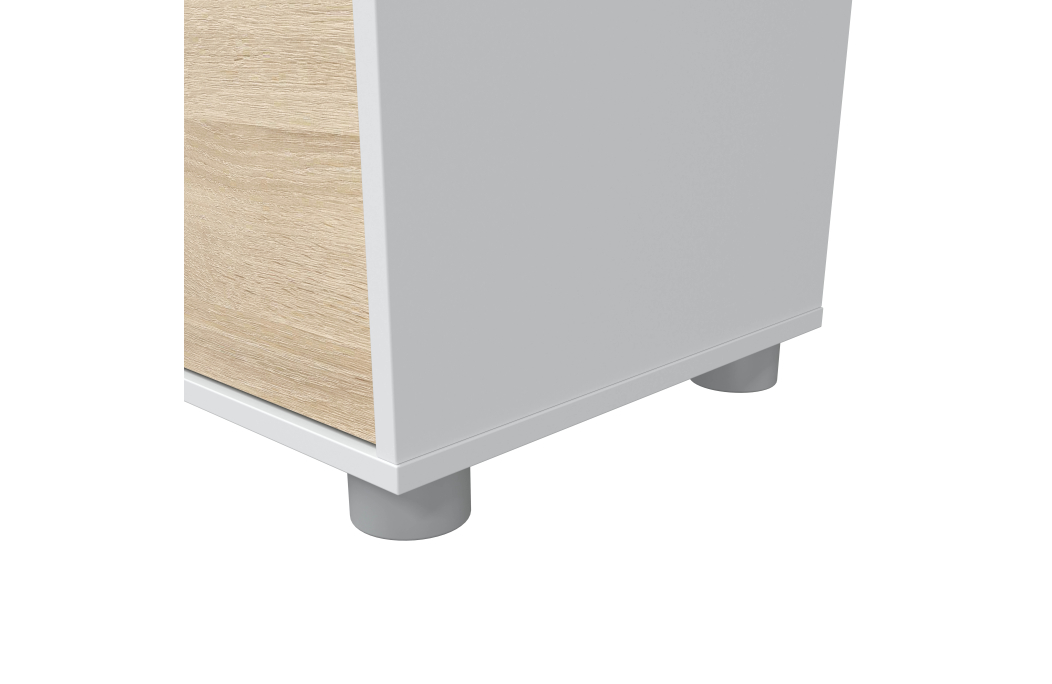 Meuble TV ELODIE 4 portes avec étagère murale L200cm