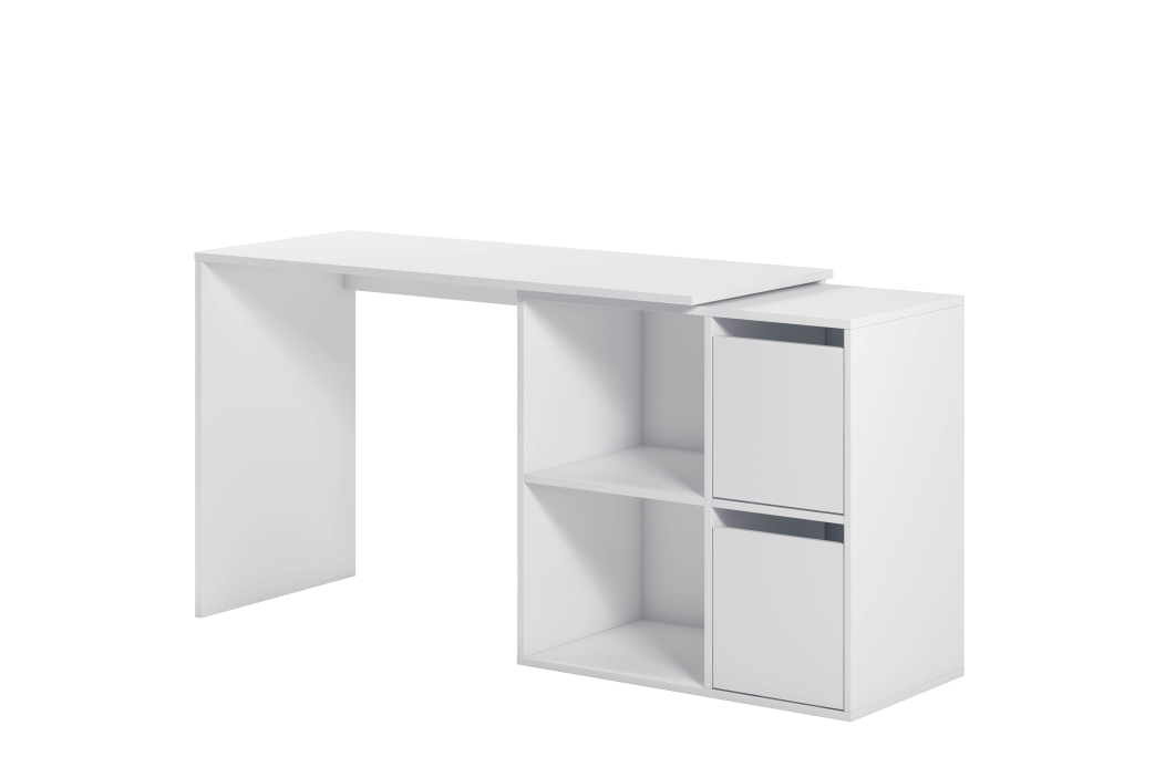 Bureau d'angle modulable SMART avec rangement L120cm