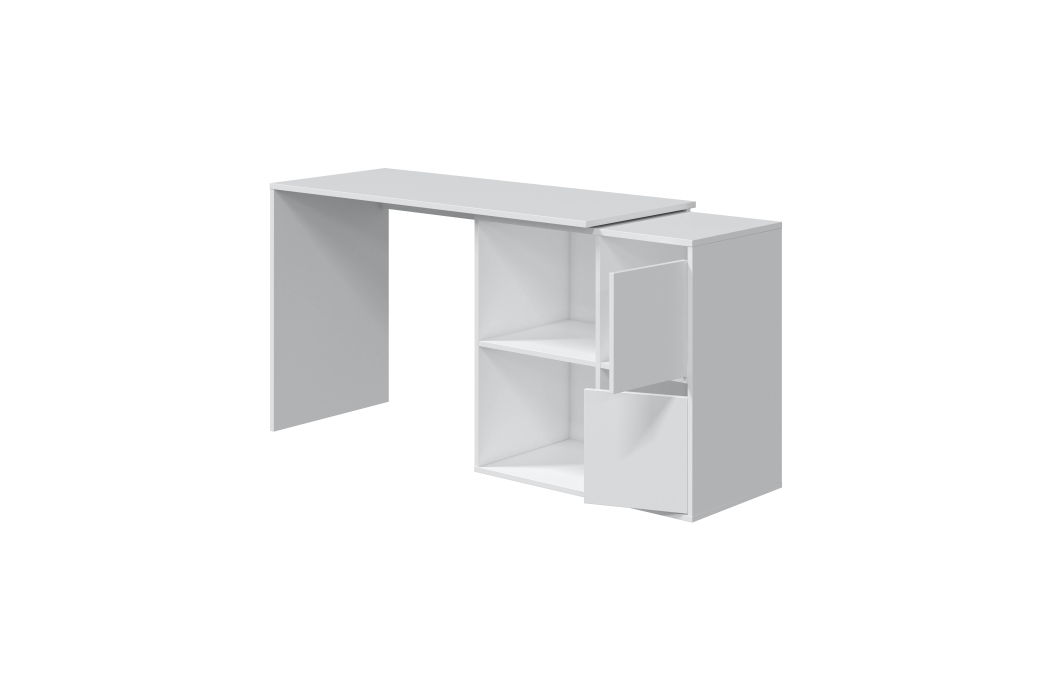 Bureau d'angle modulable SMART avec rangement L120cm